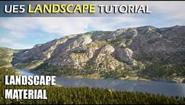 Unreal Engine 5 Landscape Material - UE5 Tutorial