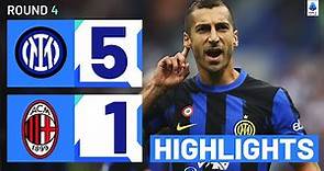 Inter-Milan 5-1 | Inter claim city bragging rights: Goals & Highlights | Serie A 2023/24