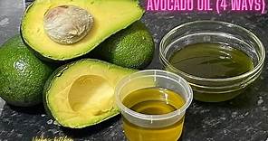 HOW TO MAKE AVOCADO OIL FROM SCRATCH(4 WAYS).HOME MADE AVOCADO OIL USING THE HOT PRESSED METHOD.