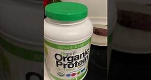 好市多植物性蛋白粉 開箱試喝心得分享Costco orgain organic protein plant based powder