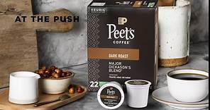 Peet's Coffee, Dark Roast K-Cup Pods for Keurig Brewers - Major Dickason's Blend 75 Count (1 Box of 75 K-Cup Pods)