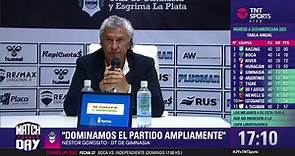 Néstor Gorosito Gimnasia - Boca. Fecha 23. Liga Profesional 2022.