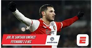 SANTIAGO GIMÉNEZ arranca el 2024 con gol y pone el 2-0 de FEYENOORD ante NEC | Eredivisie