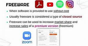 Shareware, Freeware, and Embedded Software