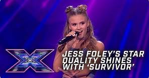 Jess Folley's star quality shines with 'Survivor' | X Factor: The Band | Arena Auditions
