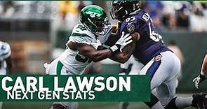 Inside Carl Lawson's Jets Debut | Next Gen Stats | The New York Jets | NFL