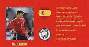 Juan Larios (Southampton | Manchester City) footage vs France U18