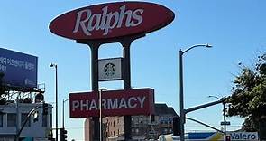 Ralphs grocery store with Pharmacy inside at Vermont Avenue, Los Angeles CA