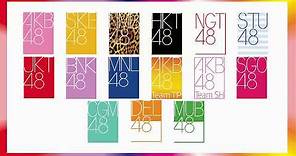 【Facts】 AKB48 Group Official Color All Team