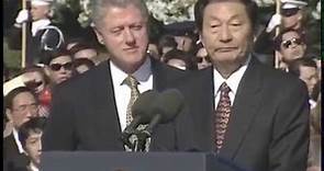 Welcoming Ceremony for Premier Zhu Rongji w/ Pres. Clinton (1999)