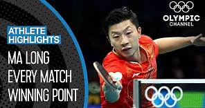 Ma Long 🇨🇳 - The best Olympic table tennis player of the decade? | Athlete Highlights