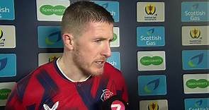 John Lundstram speaks following Rangers' Scottish Gas Scottish Cup victory against Dumbarton