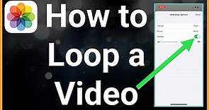 How To Loop Video On iPhone