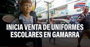 🔴🔵La Victoria: Inicia venta de uniformes escolares en Gamarra