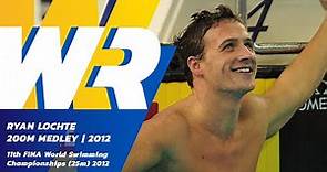 WORLD RECORD ⏱ Wednesday | Ryan Lochte | 200m Medley | 2012