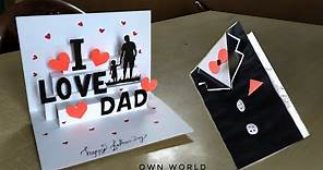Easy and Beautiful Card for Father's Day | Father's Day Gift Ideas | Handmade Card For Father's Day