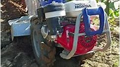 Best Power Tiller - Mini Tractor With Honda Engine #tiller #gardening #mini_tractor #tractor #farming #agriculture #farmtools #gardening #reelsvideo #reels | Kisaan Solutions