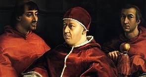 León X, Giovanni di Lorenzo de Médici, uno de los peores papas de la historia.