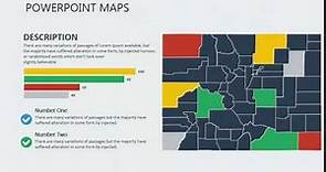 PowerPoint maps of Colorado with Counties