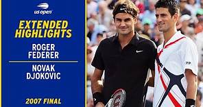 Roger Federer vs. Novak Djokovic Extended Highlights | 2007 US Open Final