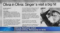 Remembering Olivia Newton-John's visit to Olivia, Minn.