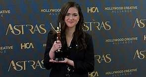 Abby Ryder Fortson 2024 Astra Film Awards Winners Walk! | HCA Star on the Rise Award Winner