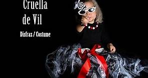 DIY: Disfraz Cruella de Vil Niña / Tutorial cómo hacer el disfraz/ Halloween/ Carnaval