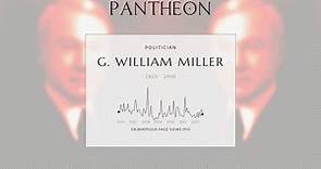 G. William Miller Biography - American businessman and investment banker (1925–2006)