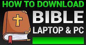 How To Download Bible On Laptop & PC (Tutorial 2023)