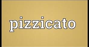 Pizzicato Meaning