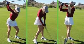 How to Swing a Golf Club // Being Basic with Paige Beginner Golfer Series