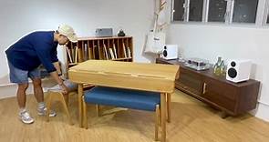 Ginohome - FOLD全實木開合餐桌 開合方便，設計簡約，全實木製，多種尺寸選擇. 100...