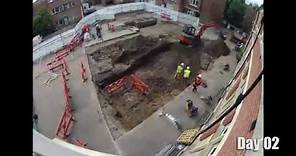 Time-lapse Recording of the Archaeological Dig at the Richard III Burial Site