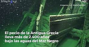 Descubren el barco hundido más antiguo del mundo en el fondo del Mar Negro