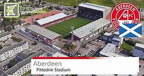 Pittodrie Stadium | Aberdeen | Google Earth 360° Rotation