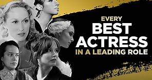 Every Best Actress Oscar Winner
