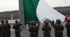 Mexico City Flag raising Ceremony