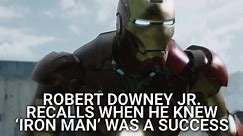 Robert Downey Jr. Remembers The Moment He And Jon Favreau Knew 'Iron Man' Was A Success, And What Ha