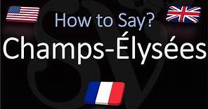 How to Pronounce Champs Élysées? French Pronunciation (Native Speaker)