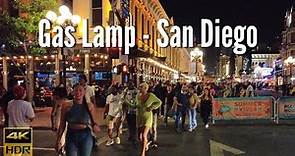 San Diego California - Gas Lamp Quarter - 4K Walking Tour