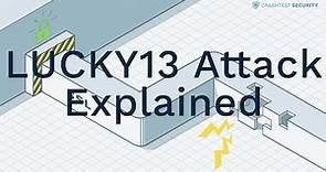 SSL LUCKY13 Attack explained in 5 minutes