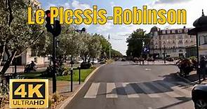 Le Plessis-Robinson 4k - Driving- French region