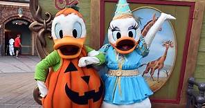Pumpkin Donald & Princess Daisy Duck Meet & Greet at Mickey's Not So Scary Halloween Party 2019