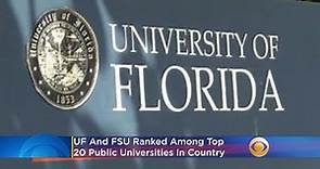 UF, FSU Ranked Among Top 20 Public Universities In Country