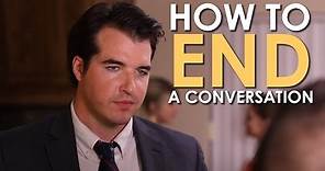 How to End a Conversation | The Art of Manliness