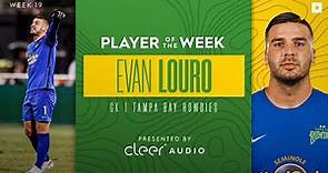 USL Championship Player of the Week - Evan Louro, Tampa Bay Rowdies