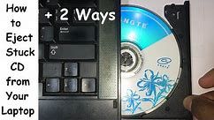 How to Eject Stuck CD/DVD of Laptop Computer | + 2 Methods