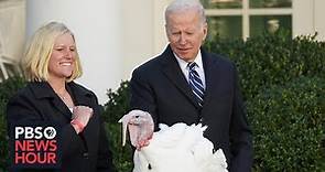 WATCH LIVE: Biden pardons the national Thanksgiving turkey in White House tradition