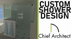 Custom Shower Design in Chief Architect X13