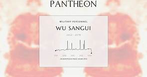 Wu Sangui Biography | Pantheon